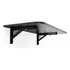 Tampo Bancada Mesa Dobravel Retratil De Parede 80x40cm Cor Preto