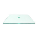 Tampo De Vidro 8mm Temperado Lavabo 40x40cm Faz Sob Medida