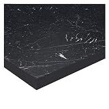 Tampo Madesa 100- MDF Para Balcão De Pia 120 Cm - Nero Marquina