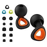 Tampões De Ouvido Para Redução De Ruído Fones De Ouvido De Silicone Macio E Espuma De 25 DB Mudo Triângulo Colorido Pontas De Ouvido P M G Com Capa Proteção Auditiva Para Dormir Foco Viagem Shows