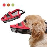TANDD Focinheira Para Cães Pequenos Médios E Grandes Focinheiras Para Cães De Malha Respirável E Bebida Anti Mordida Anti Latido