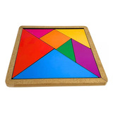 Tangram Brinquedo Pedagógico Montessori Quebra cabeça Puzzle