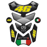 Tank Pad Resinado Frontal Moto Yamaha Mt 07 Valentino Rossi