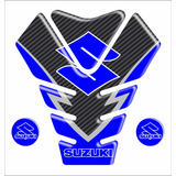 Tankpad Resinado Frontal Suzuki Gladius Azul