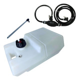 Tanque 12l Combustível Pescador Nylon Mangueira Johnson