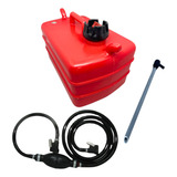 Tanque 12l Combustível Pescador Nylon Mangueira Johnson