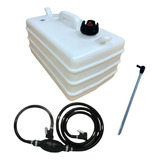 Tanque 28l Combustível Pescador Nylon Mangueira Johnson