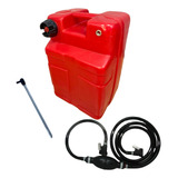 Tanque 30l Combustível Pescador Nylon Mangueira Johnson
