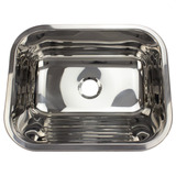 Tanque Aço Inox 50x40 Grande Sobrepor E Embutir Meganox 304