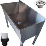 Tanque Aco Inox 75x54x88cm