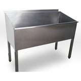 Tanque Banheira Pet Veterinário Prático Banho Tosa Aço Inox