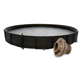Tanque Circular Geomembrana 150 000 Litros Flange Grátis