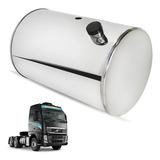 Tanque Combustível Inox Cromado Caminhão Volvo 300 Litros