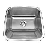 Tanque De Aço Inoxidável Para Lavanderia 55x45 Cm Com Válvula Prateado Millano Metais