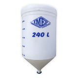 Tanque De Água Silo Vertical Polietileno Fundo Conico 240l