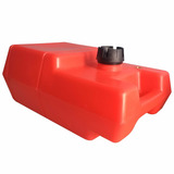 Tanque De Combustível 12 Litros Barco Vertical Vermelho