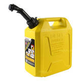 Tanque De Diesel 10 Litros 2 6 Galões Amarelo C Bico