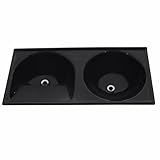 Tanque Duplo Premium Gra 140x65 Tp140 Preto Absoluto