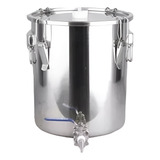 Tanque Fermentador 50 Litros Pipa Inox 304 Cerveja Artesanal
