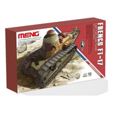 Tanque French Ft-17 Light Tank (cast Turret) 1/35 Meng Ts008