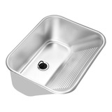 Tanque Inox 635x530x250cm 55 Litros Acetinado Ghelplus