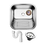 Tanque Inox American Steel 40x34 18 Litros Inox 304 Válvula