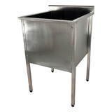 Tanque Inox Industrial 60cm X 60cm X 90cm