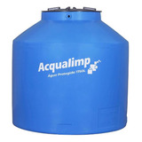 Tanque Polietileno Agua Protegida Azul 1750l Acqualimp