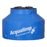 Tanque Polietileno Agua Protegida Azul 310l Acqualimp