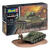 Tanque T-34/76 Modell 1940 - 1/76 - Kit Revell 03294