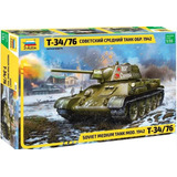 Tanque T34 76 Mod 1942 Kit Zvezda 3686 1 35