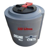 Tanque Vertical 320l Drone Max P Calda Pronta Fundo Cônico