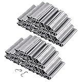 Tanstic 3 000 Peças M Nails Clipes Profissional Estofado Porco Anéis M Grampos Para Tipo M Porco Anel Alicate Kit Sortido Fixação Cerca