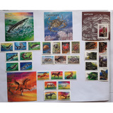 Tanzania 4 Blocos 28 Selos Mint Tubaroes Serpentes Cavalos