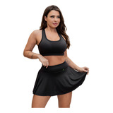 Tapa Bumbum Fitness Com Top Cropped Roupas De Academia