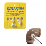 Tapa Furo Cano D Água Cano Furado Rosca Chave 5 Und