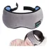 Tapa Olho Mascara De Dormir Meditar Fone Estereo Bluetooth Cor Cinza