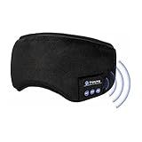 Tapa Olho Máscara Para Dormir Com Fone De Ouvido Bluetooth Wireless Sem Fio Para Celular- Notebook- Tablet Leve Na Viagem Ou Meditação- Prática De Yoga E Sonos Curtos Linha PREMIUM SYANG
