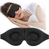 Tapa Olho Para Dormir Mascara De Dormir 3D Preto Confortável Venda Sono