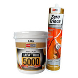 Tapa Tudo 5000 Massa 340g Branco   Selante Zero Trinca 420g