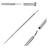 Taper Rosca Reto Piercing