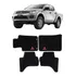 Tapete 14 Mm Preto Carpete Super Luxo Mitsubishi L200 Triton 2008 2009 2010 2011 2012 2013 2014 2015 2016 2017