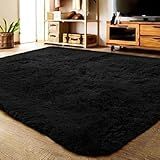 Tapete 200 X 240 Super Luxo Preto Felpudo Peludo Sala Quarto