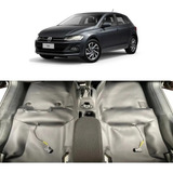 Tapete Assoalho Em Courvin Grafite Volkswagen Polo 2017 2018