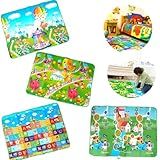Tapete Atividades Infantil Bebê Proteção Térmica 120 Cm X 90 Cm Tapete Centro De Atividades Térmico Para Pré Escola Tapete Para Escolinha Escola Berçário Creche Tapetes Para Criança Brincar No Chão Volta As Aulas