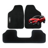 Tapete Automotiv Carpet Bordado Carro Sandero