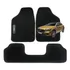 Tapete Automotivo Carpete Bordado Carro Gla200 A200 B200 C180 C200 Cla200 Jogo 3 Peças Traseiro Inteiriço Tamanho Médio
