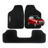 Tapete Automotivo Carpete Bordado