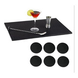 Tapete Bar Mat Barman 30x45   10 Bolachinha De Cerveja Chopp