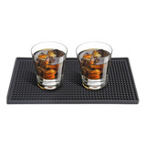 Tapete Bar Mat Barmen 45x20 Escorredor Silicone Copos Drinks